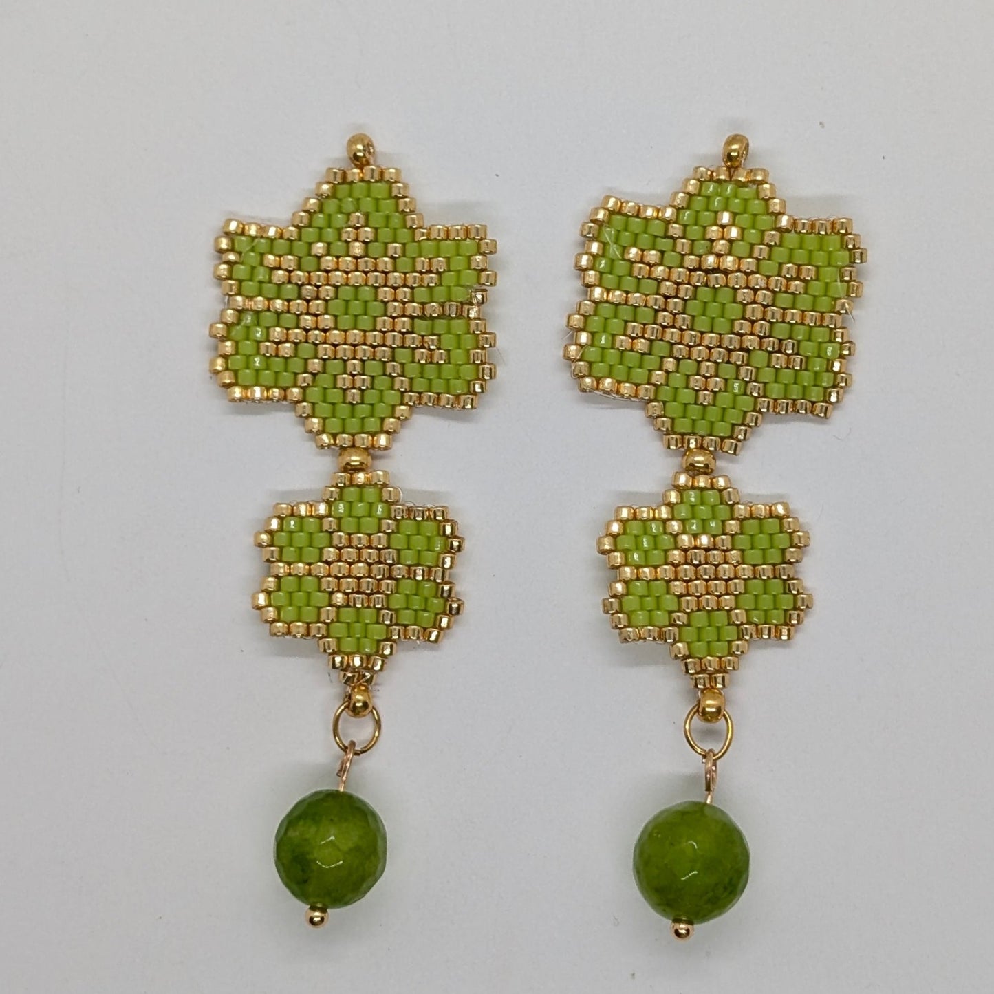 Orecchini HANAMI - Verde in vendita su Petali e Passioni Bijoux