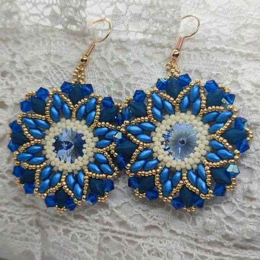 Orecchini INCANTO - Blu in vendita su Petali e Passioni Bijoux