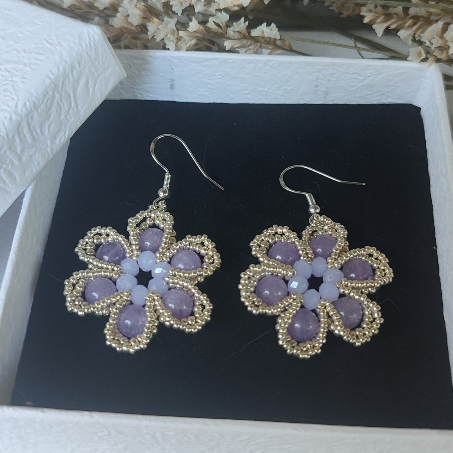 Orecchini MAGIA - Ametista in vendita su Petali e Passioni Bijoux