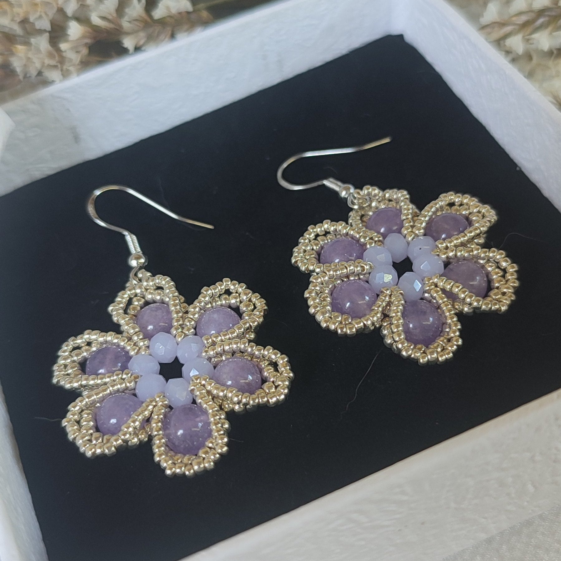 Orecchini MAGIA - Ametista in vendita su Petali e Passioni Bijoux