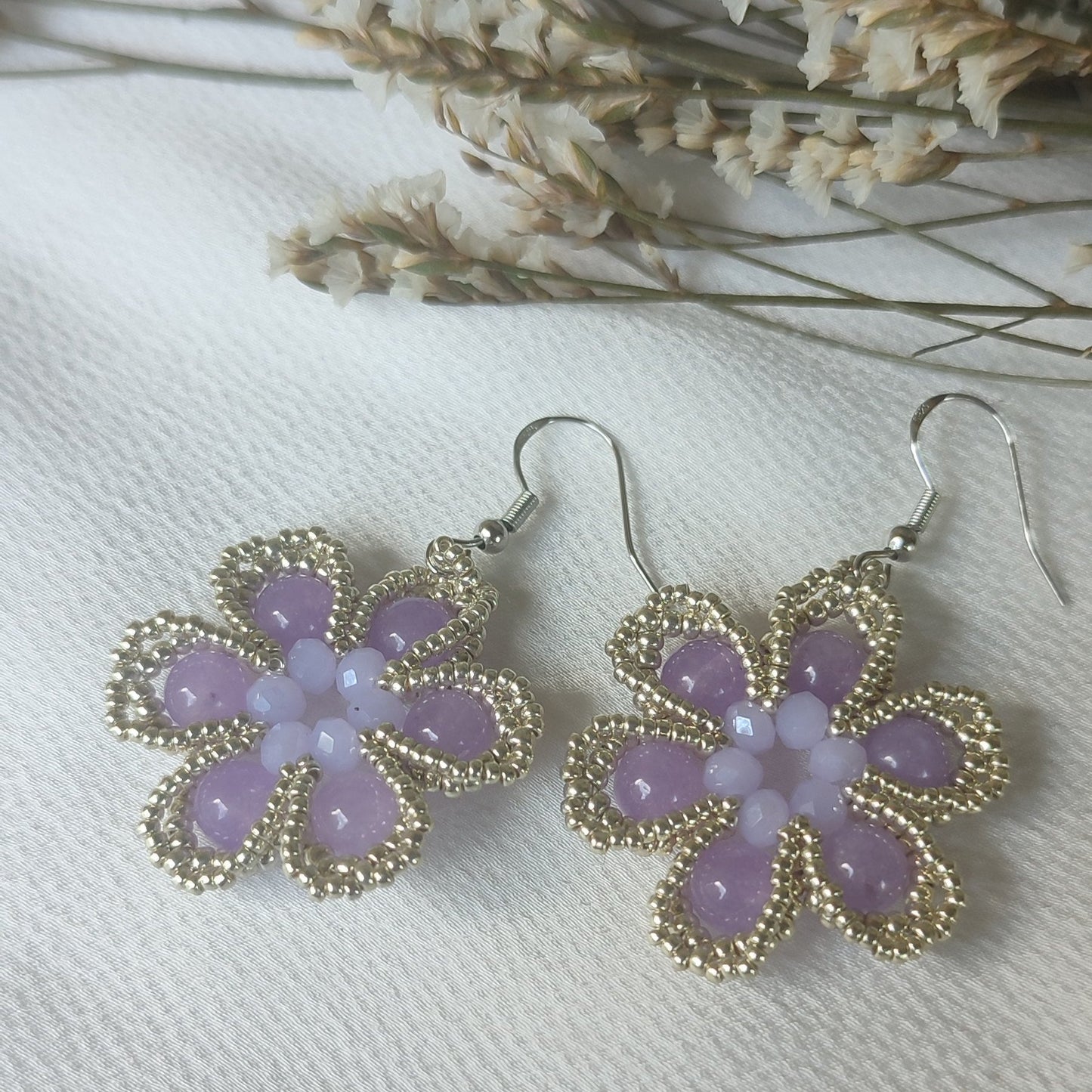 Orecchini MAGIA - Ametista in vendita su Petali e Passioni Bijoux