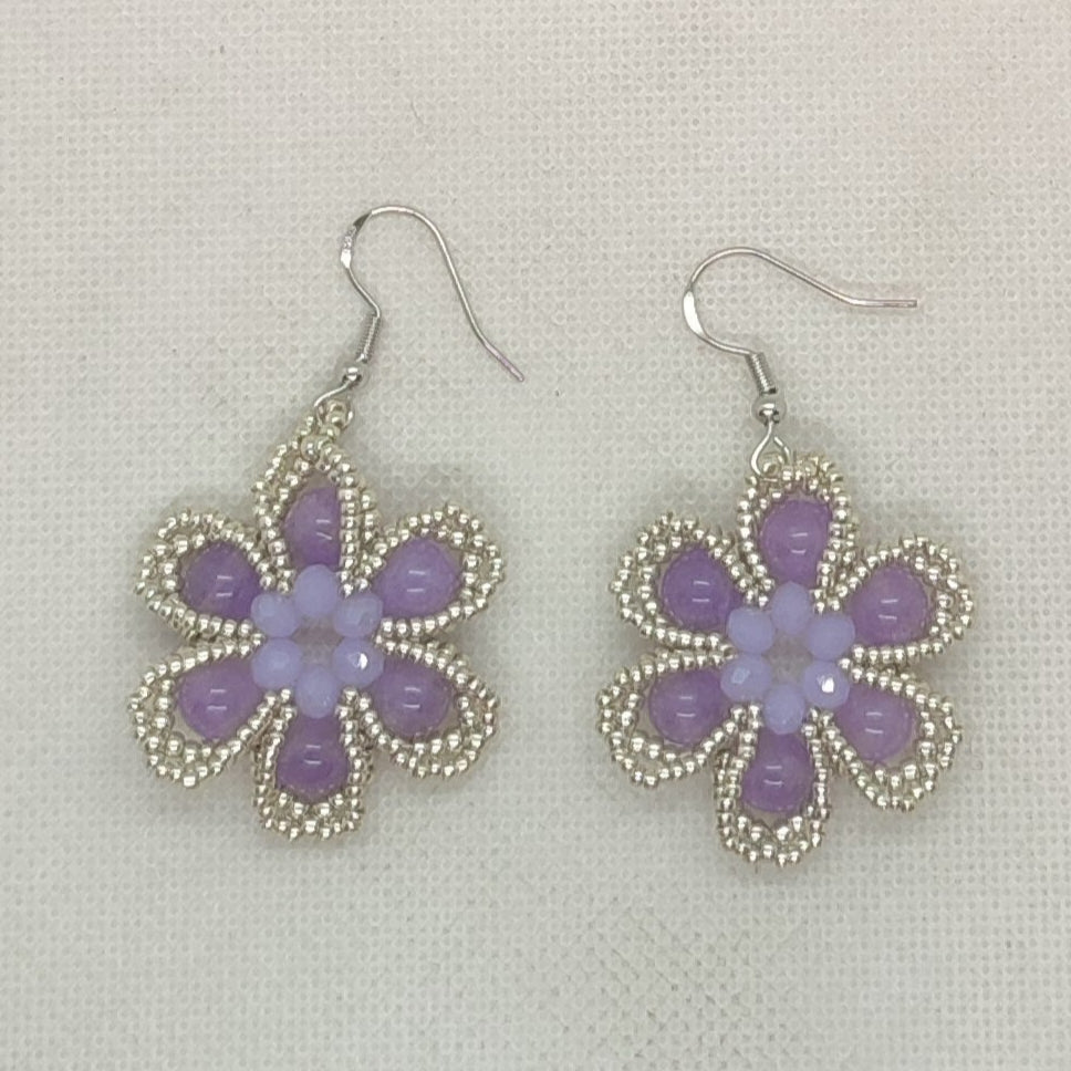 Orecchini MAGIA - Ametista in vendita su Petali e Passioni Bijoux