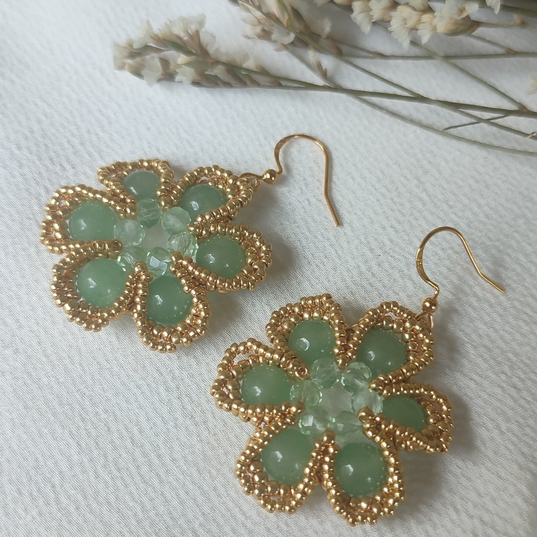 Orecchini MAGIA - Avventurina in vendita su Petali e Passioni Bijoux