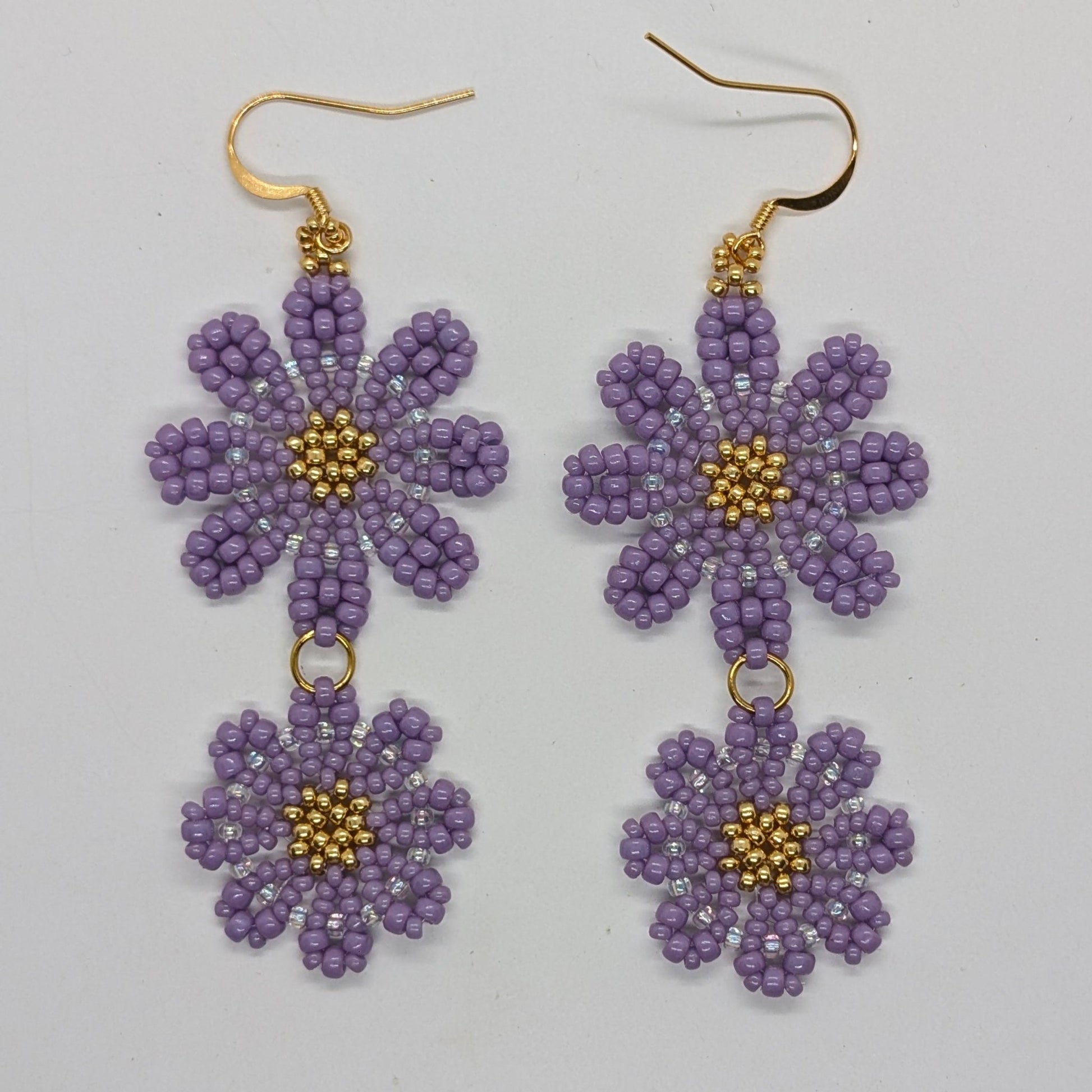 Orecchini Margherita Doppia in vendita su Petali e Passioni Bijoux
