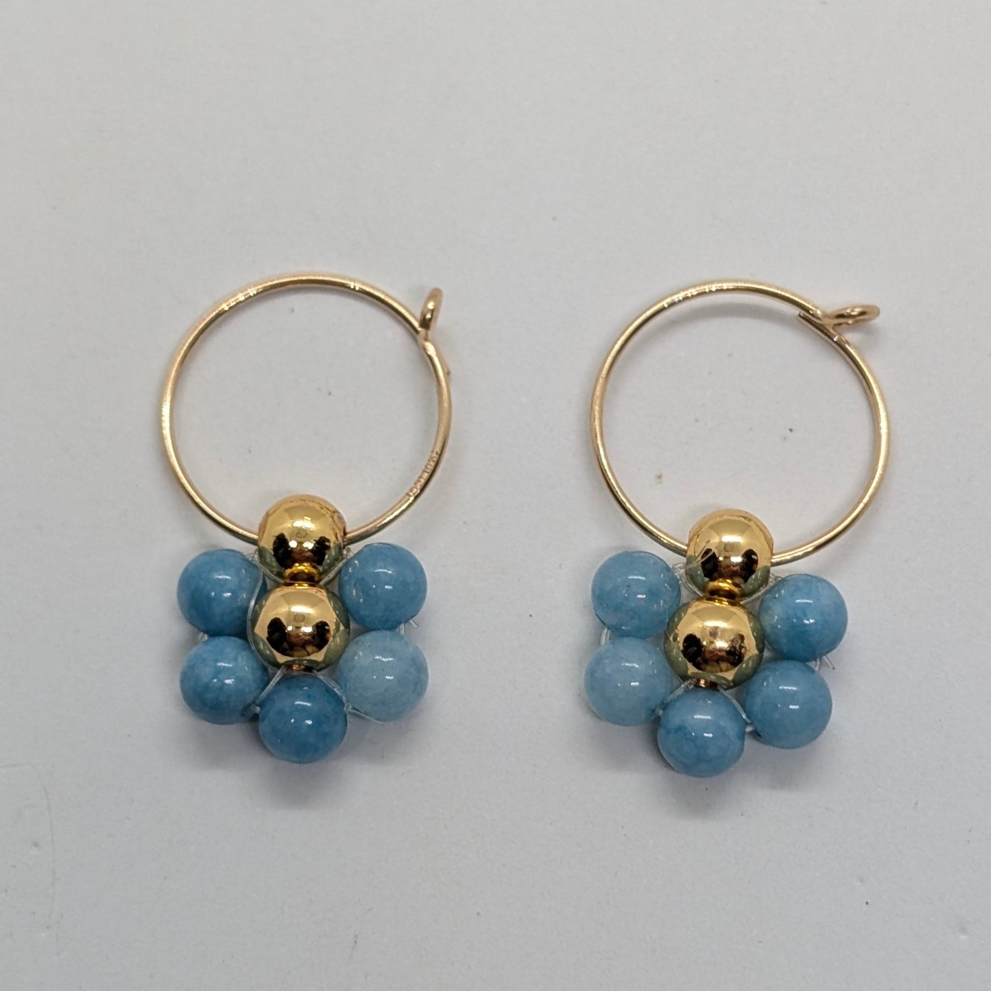Orecchini PRATOLINA - Angelite in vendita su Petali e Passioni Bijoux