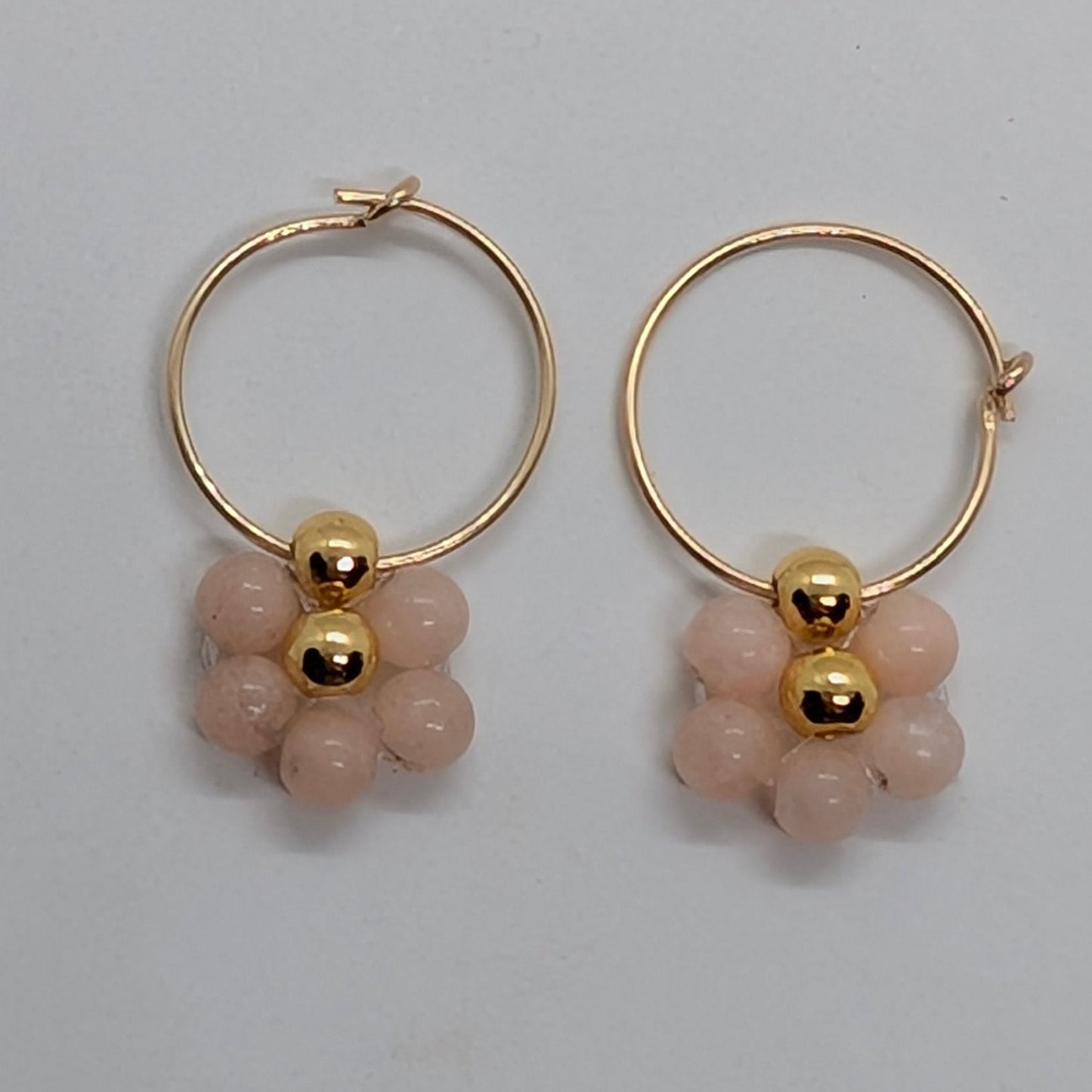 Orecchini PRATOLINA - Morganite in vendita su Petali e Passioni Bijoux