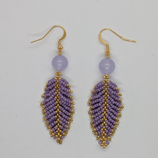 Orecchini SALVIA - Lilla in vendita su Petali e Passioni Bijoux