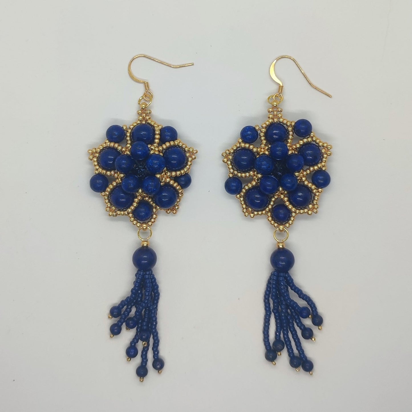 Orecchini SHALIMAR - Lapislazzuli in vendita su Petali e Passioni Bijoux