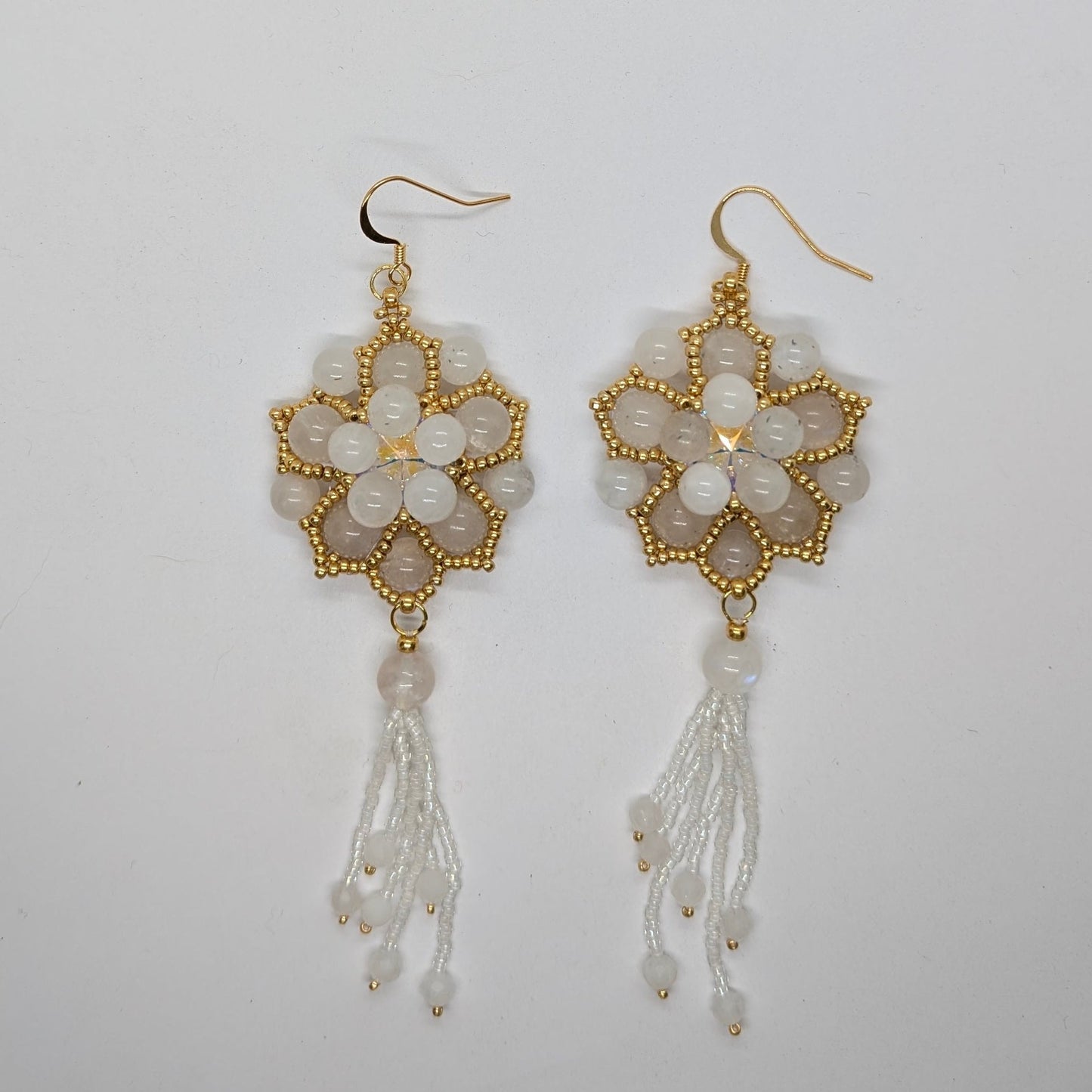 Orecchini SHALIMAR - Pietra di Luna in vendita su Petali e Passioni Bijoux